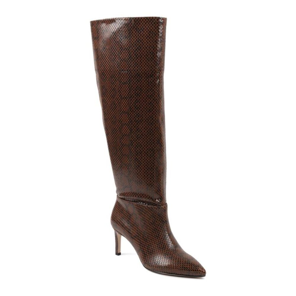 BCBGENERATION Womens Brown Padded Marlo Pointy Toe Stiletto Slouch Boot 5 M